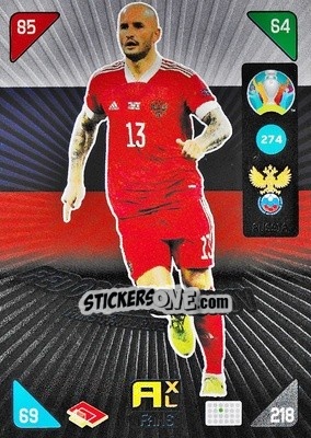 Sticker Fedor Kudryashov - UEFA Euro 2020 Kick Off. Adrenalyn XL n. 274 - Panini