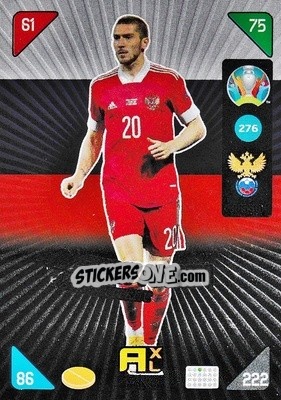 Cromo Aleksei Ionov - UEFA Euro 2020 Kick Off. Adrenalyn XL - Panini