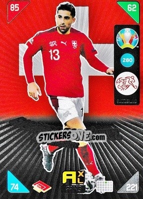 Sticker Ricardo Rodriguez - UEFA Euro 2020 Kick Off. Adrenalyn XL - Panini
