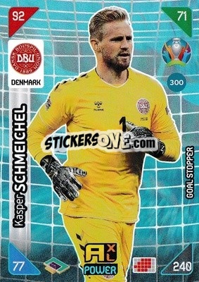 Figurina Kasper Schmeichel - UEFA Euro 2020 Kick Off. Adrenalyn XL - Panini