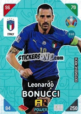 Figurina Leonardo Bonucci - UEFA Euro 2020 Kick Off. Adrenalyn XL - Panini
