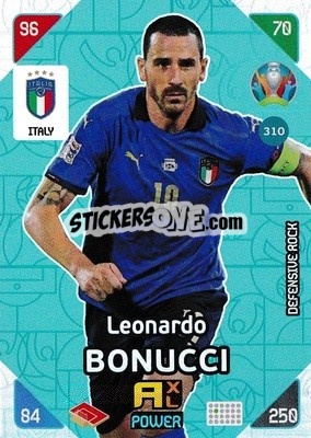 Sticker Leonardo Bonucci - UEFA Euro 2020 Kick Off. Adrenalyn XL n. 310 - Panini