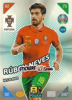 Cromo Rúben Neves - UEFA Euro 2020 Kick Off. Adrenalyn XL - Panini