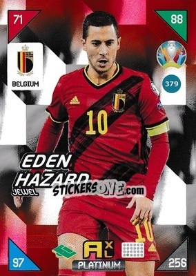 Cromo Eden Hazard - UEFA Euro 2020 Kick Off. Adrenalyn XL - Panini