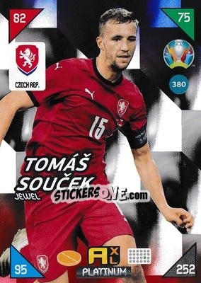 Sticker Tomáš Soucek - UEFA Euro 2020 Kick Off. Adrenalyn XL n. 380 - Panini