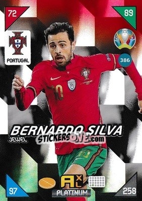 Sticker Bernardo Silva - UEFA Euro 2020 Kick Off. Adrenalyn XL n. 386 - Panini
