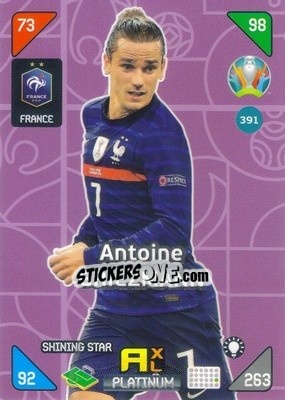 Sticker Antoine Griezmann - UEFA Euro 2020 Kick Off. Adrenalyn XL - Panini