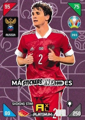 Sticker Mário Fernandes - UEFA Euro 2020 Kick Off. Adrenalyn XL n. 393 - Panini