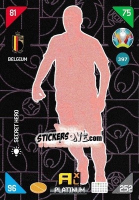 Sticker Youri Tielemans - UEFA Euro 2020 Kick Off. Adrenalyn XL n. 397 - Panini