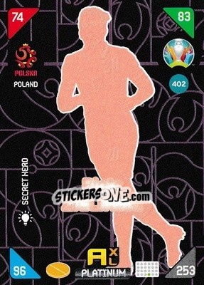 Sticker Piotr Zieliński - UEFA Euro 2020 Kick Off. Adrenalyn XL n. 402 - Panini