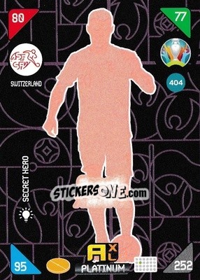 Sticker Granit Xhaka - UEFA Euro 2020 Kick Off. Adrenalyn XL n. 404 - Panini