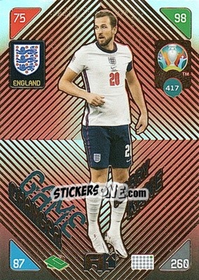 Sticker Harry Kane - UEFA Euro 2020 Kick Off. Adrenalyn XL n. 417 - Panini