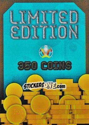 Sticker 350 Coins - UEFA Euro 2020 Kick Off. Adrenalyn XL n. CO-350 - Panini