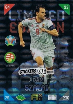 Cromo Adam Szalai - UEFA Euro 2020 Kick Off. Adrenalyn XL - Panini