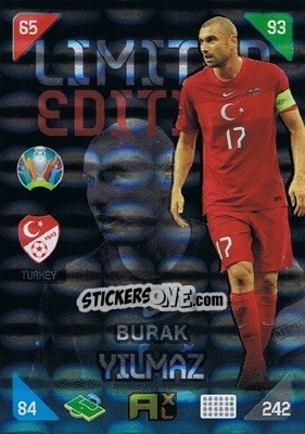 Sticker Burak Yilmaz - UEFA Euro 2020 Kick Off. Adrenalyn XL - Panini