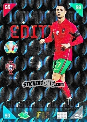 Sticker Cristiano Ronaldo - UEFA Euro 2020 Kick Off. Adrenalyn XL n. LE-CR - Panini