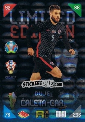 Sticker Duje Caleta-Car - UEFA Euro 2020 Kick Off. Adrenalyn XL n. LE-DCC - Panini