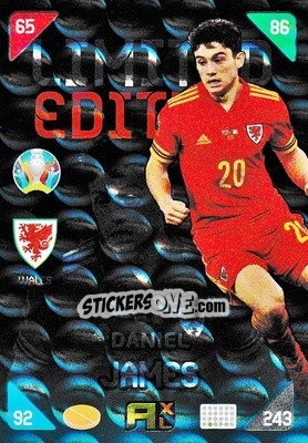 Sticker Daniel James - UEFA Euro 2020 Kick Off. Adrenalyn XL - Panini