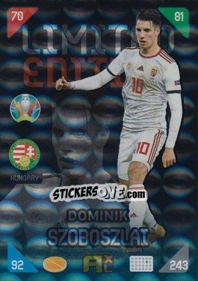 Sticker Dominik Szoboszlai - UEFA Euro 2020 Kick Off. Adrenalyn XL - Panini