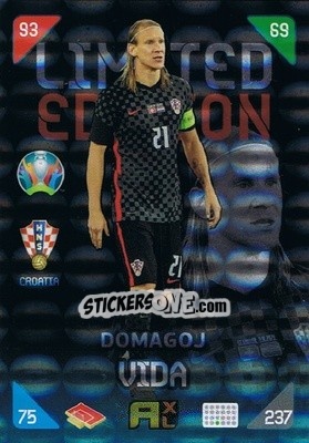 Sticker Domagoj Vida - UEFA Euro 2020 Kick Off. Adrenalyn XL n. LE-DV - Panini