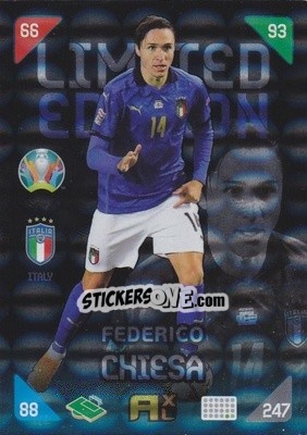 Figurina Federico Chiesa - UEFA Euro 2020 Kick Off. Adrenalyn XL - Panini