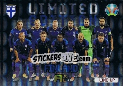 Sticker Line-Up - UEFA Euro 2020 Kick Off. Adrenalyn XL n. LE-FIN - Panini