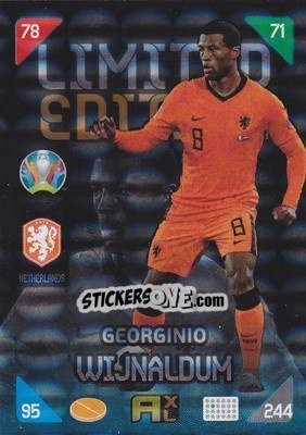 Sticker Georginio Wijnaldum - UEFA Euro 2020 Kick Off. Adrenalyn XL n. LE-GW - Panini