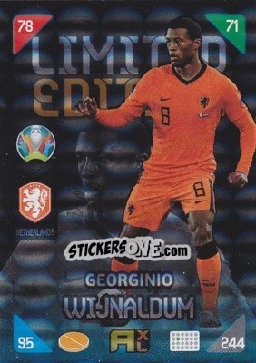 Figurina Georginio Wijnaldum - UEFA Euro 2020 Kick Off. Adrenalyn XL - Panini