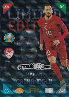 Sticker Hakan Çalhanoğlu - UEFA Euro 2020 Kick Off. Adrenalyn XL n. LE-HC - Panini