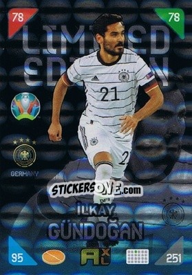 Cromo Ilkay Gundogan - UEFA Euro 2020 Kick Off. Adrenalyn XL - Panini