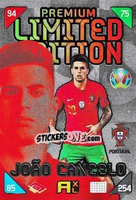 Sticker João Cancelo - UEFA Euro 2020 Kick Off. Adrenalyn XL n. LE-JC - Panini
