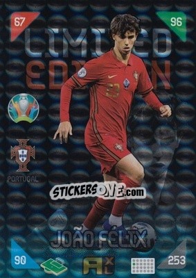 Figurina João Félix - UEFA Euro 2020 Kick Off. Adrenalyn XL - Panini