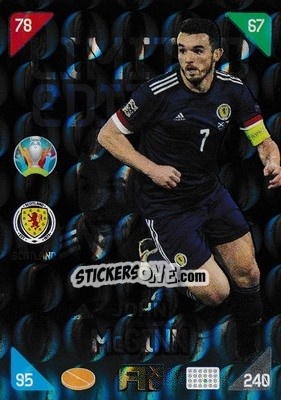 Sticker John McGinn - UEFA Euro 2020 Kick Off. Adrenalyn XL - Panini