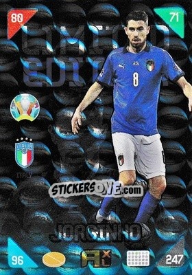 Sticker Jorginho - UEFA Euro 2020 Kick Off. Adrenalyn XL - Panini