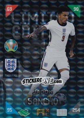 Sticker Jadon Sancho - UEFA Euro 2020 Kick Off. Adrenalyn XL n. LE-JS - Panini