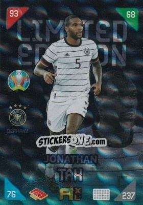 Sticker Jonathan Tah - UEFA Euro 2020 Kick Off. Adrenalyn XL - Panini