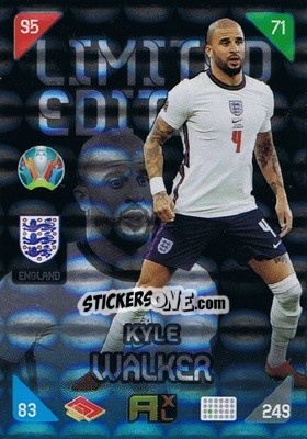 Sticker Kyle Walker - UEFA Euro 2020 Kick Off. Adrenalyn XL n. LE-KW - Panini