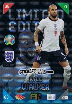 Cromo Kyle Walker - UEFA Euro 2020 Kick Off. Adrenalyn XL - Panini