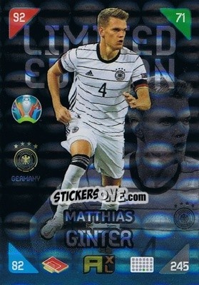 Sticker Matthias Ginter - UEFA Euro 2020 Kick Off. Adrenalyn XL n. LE-MG - Panini
