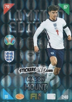 Sticker Mason Mount - UEFA Euro 2020 Kick Off. Adrenalyn XL n. LE-MM - Panini