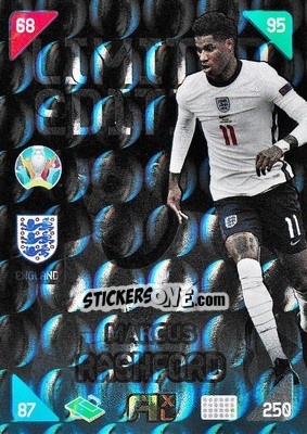 Figurina Marcus Rashford - UEFA Euro 2020 Kick Off. Adrenalyn XL - Panini