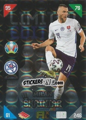 Sticker Milan Skriniar - UEFA Euro 2020 Kick Off. Adrenalyn XL - Panini