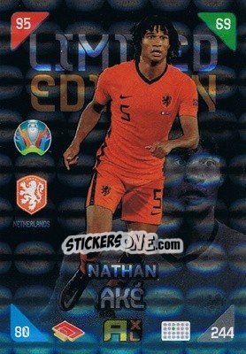 Sticker Nathan Ake - UEFA Euro 2020 Kick Off. Adrenalyn XL n. LE-NA - Panini