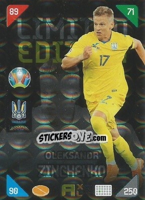 Sticker Oleksandr Zinchenko - UEFA Euro 2020 Kick Off. Adrenalyn XL n. LE-OZ - Panini