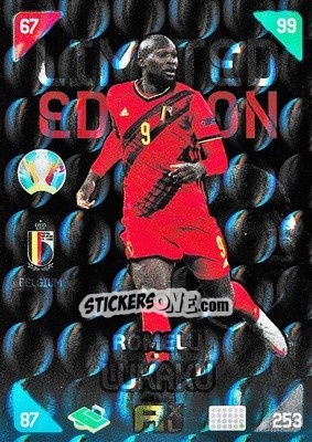 Figurina Romelu Lukaku - UEFA Euro 2020 Kick Off. Adrenalyn XL - Panini