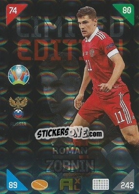 Figurina Roman Zobnin - UEFA Euro 2020 Kick Off. Adrenalyn XL - Panini