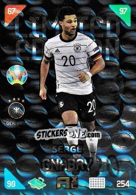 Sticker Serge Gnabry - UEFA Euro 2020 Kick Off. Adrenalyn XL n. LE-SG - Panini