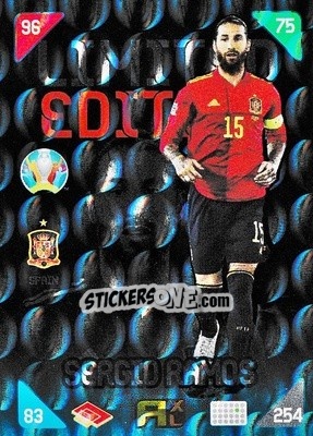 Sticker Sergio Ramos - UEFA Euro 2020 Kick Off. Adrenalyn XL n. LE-SR - Panini