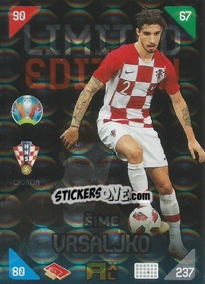 Sticker Šime Vrsaljko - UEFA Euro 2020 Kick Off. Adrenalyn XL n. LE-SV - Panini
