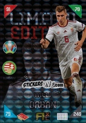 Sticker Willi Orban - UEFA Euro 2020 Kick Off. Adrenalyn XL - Panini